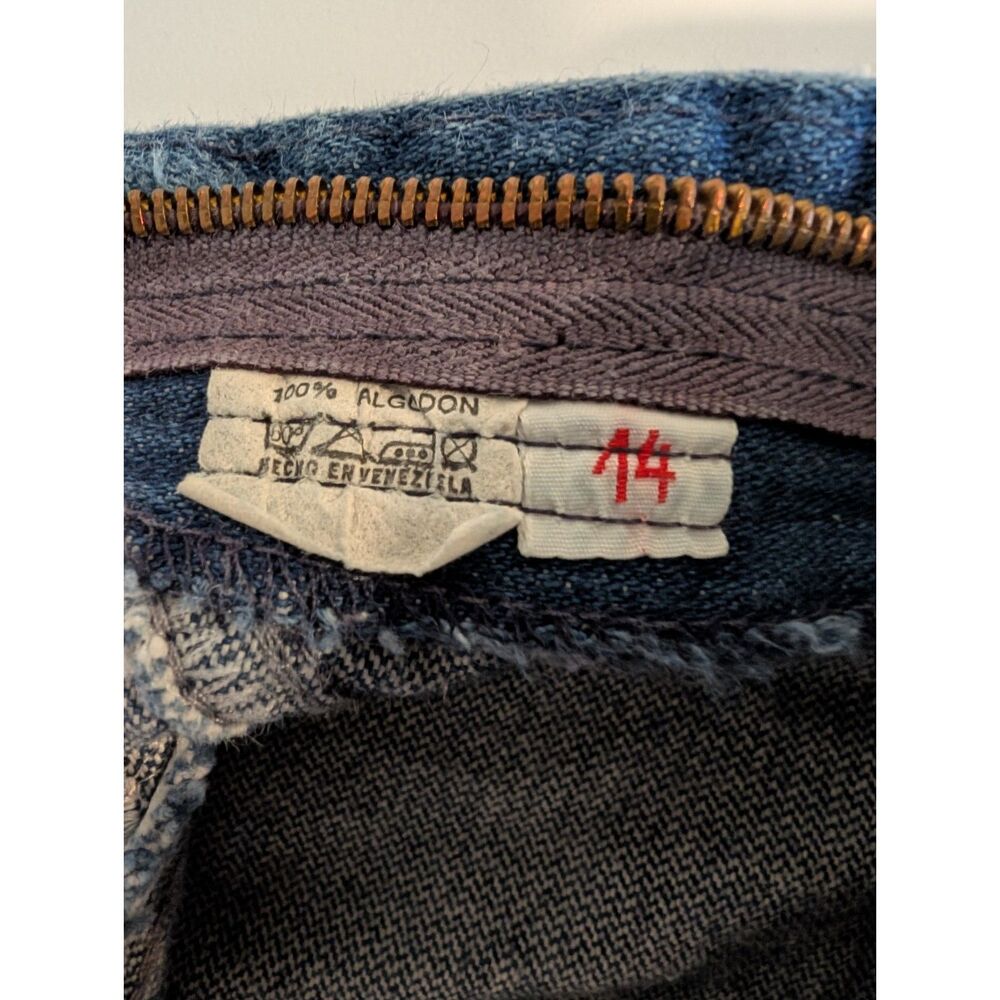 Vintage Ami High Rise Tapered Embroidered Jeans - Picture 3 of 9
